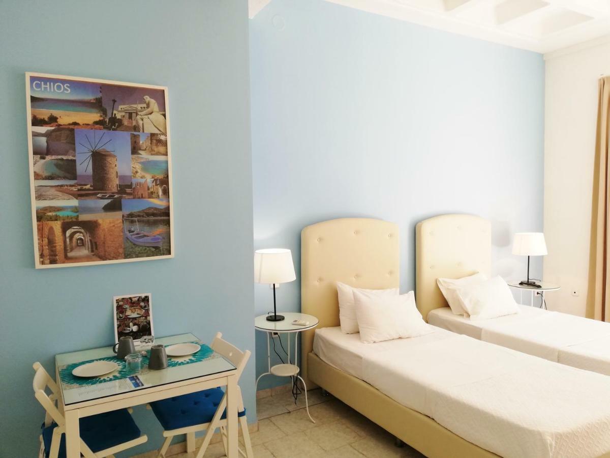 Homely Studios Chios Town Bagian luar foto